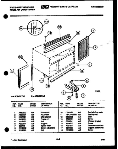 Cabinet and installation