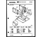 White-Westinghouse AS18EL2K2 base pan & compressor diagram
