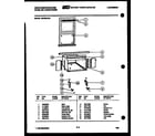 White-Westinghouse AC088K7B3 cabinet and installation diagram