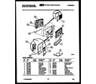 White-Westinghouse AC064L7A3 cabinet parts diagram