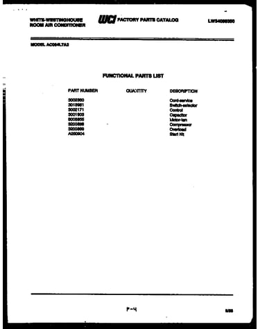 Air handling parts