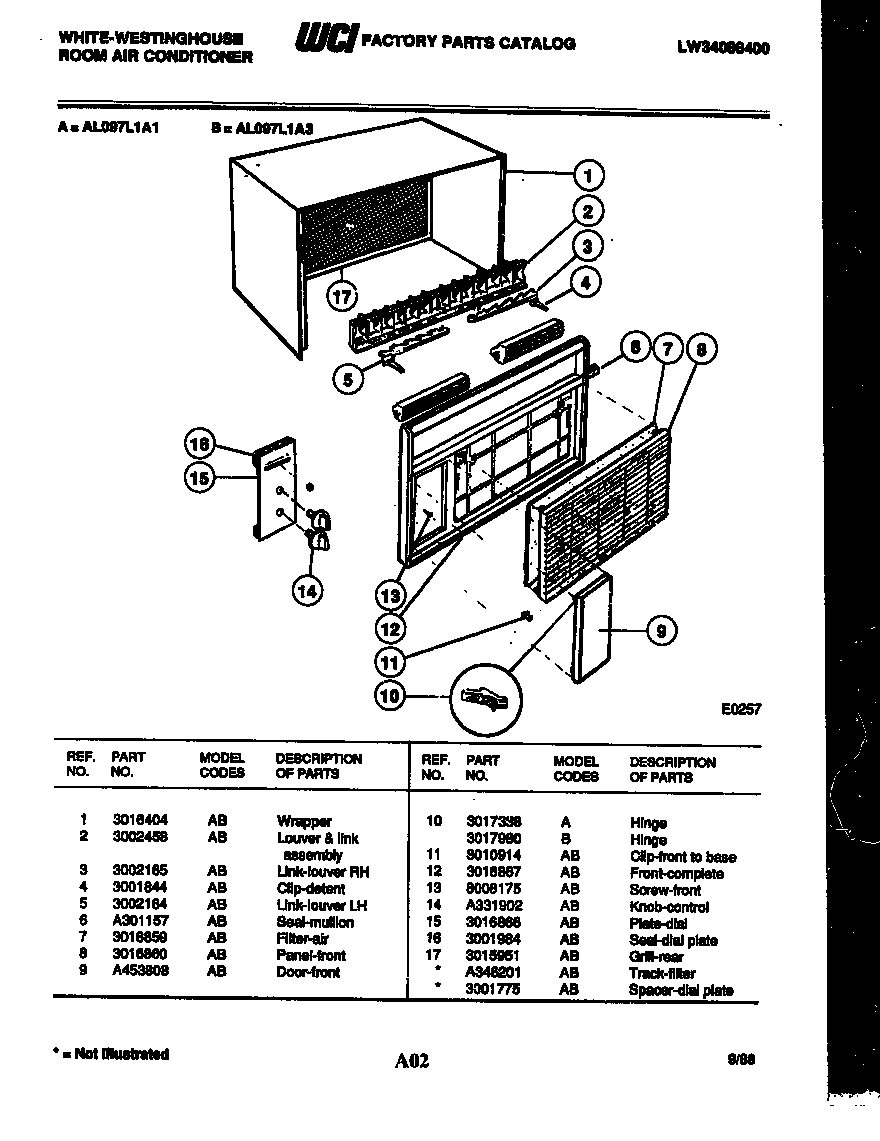 CABINET PARTS