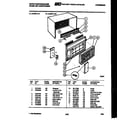 White-Westinghouse AL097L1A3 cabinet parts diagram