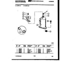 White-Westinghouse AL097L1A3 compressor parts diagram