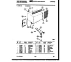 White-Westinghouse AL097L1A3 cabinet and installation parts diagram