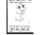 White-Westinghouse KF100KDD1 broiler parts diagram