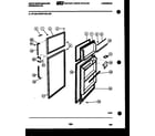 White-Westinghouse RT120LCH0 door parts diagram