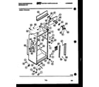 White-Westinghouse RT218JCF2 cabinet parts diagram
