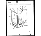 White-Westinghouse FU100LRW1 cabinet parts diagram