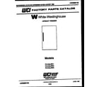 White-Westinghouse FU134LRW1  diagram