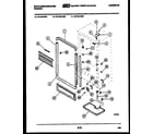 White-Westinghouse FU134LRW1 cabinet parts diagram