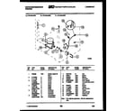 White-Westinghouse FU134LRW1 system parts diagram