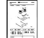 White-Westinghouse KF404GDH4 broiler parts diagram
