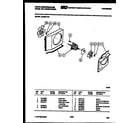 White-Westinghouse AC053L7A2 air handling parts diagram