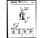 White-Westinghouse AC053L7A2 compressor parts diagram