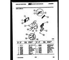 White-Westinghouse AC08EL1A1 electrical parts diagram