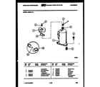 White-Westinghouse AC08EL1A1 compressor parts diagram