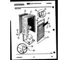 White-Westinghouse ED175H6 cabinet parts diagram