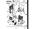 White-Westinghouse ED175H6 air, water and condensing parts diagram