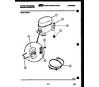 White-Westinghouse ED175H6 compressor parts diagram
