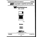 White-Westinghouse KC935JD3 cover diagram
