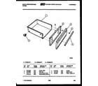 White-Westinghouse KC935JD3 drawer parts diagram