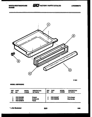 Drawer parts