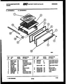 Broiler drawer parts