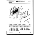 White-Westinghouse KM484KXM0 door parts diagram