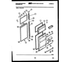 White-Westinghouse RT215LCH0 door parts diagram
