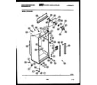 White-Westinghouse RT215LCF0 cabinet parts diagram