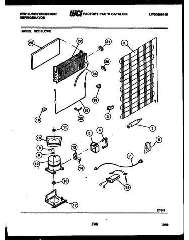 System and automatic defrost parts
