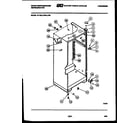 White-Westinghouse RT156LCF0 cabinet parts diagram