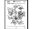 White-Westinghouse RT218JCD0 cabinet parts diagram