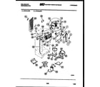 White-Westinghouse RT218JCD1 system and automatic defrost parts diagram