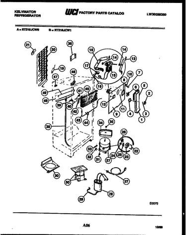 System and automatic defrost parts