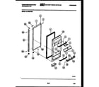 White-Westinghouse RT140LCD2 door parts diagram