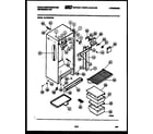White-Westinghouse RT140LCD2 cabinet parts diagram