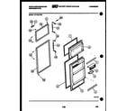 White-Westinghouse RT163LCD1 door parts diagram