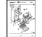 White-Westinghouse RT163LCW1 cabinet parts diagram