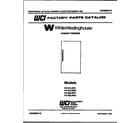 White-Westinghouse FU168LRW2  diagram