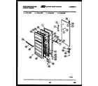 White-Westinghouse RT174LCD0 cabinet parts diagram