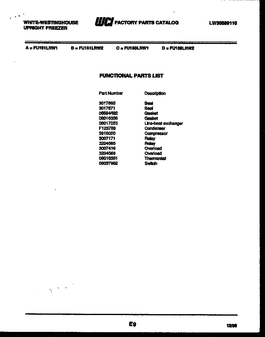 System and automatic defrost parts