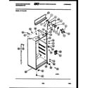White-Westinghouse RT216JCV2 cabinet parts diagram
