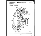 White-Westinghouse PGF716HXD3 burner, manifold and gas control diagram