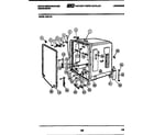 White-Westinghouse SU211MR tub and frame parts diagram