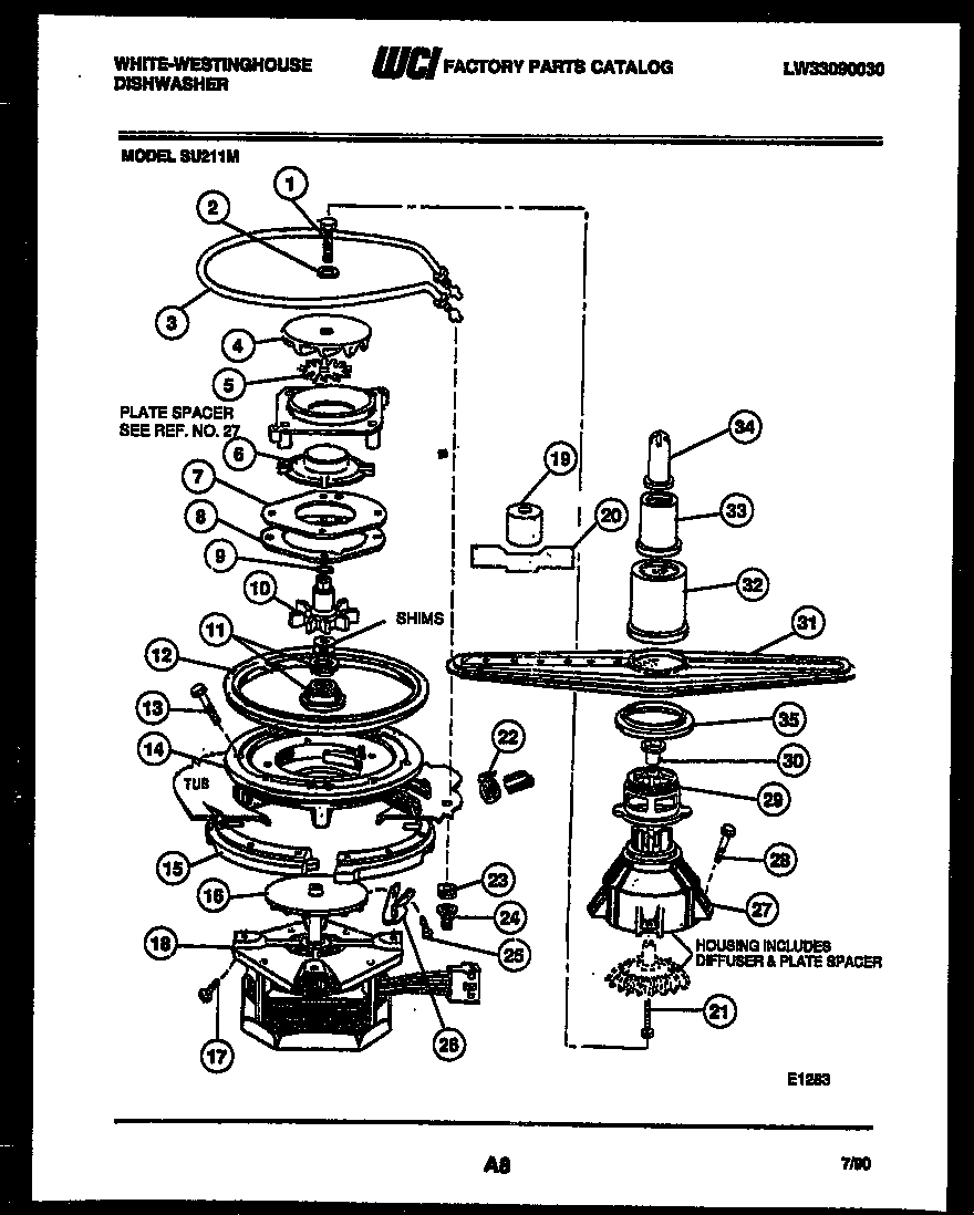 Motor pump parts