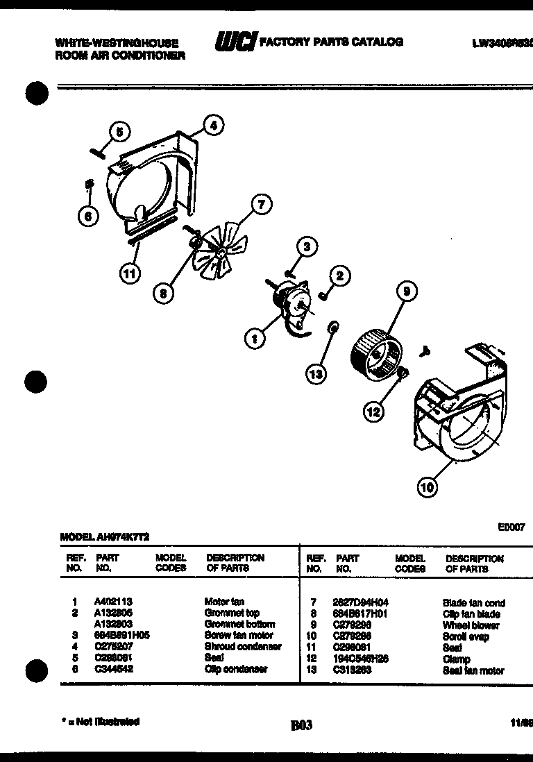 Air handling parts