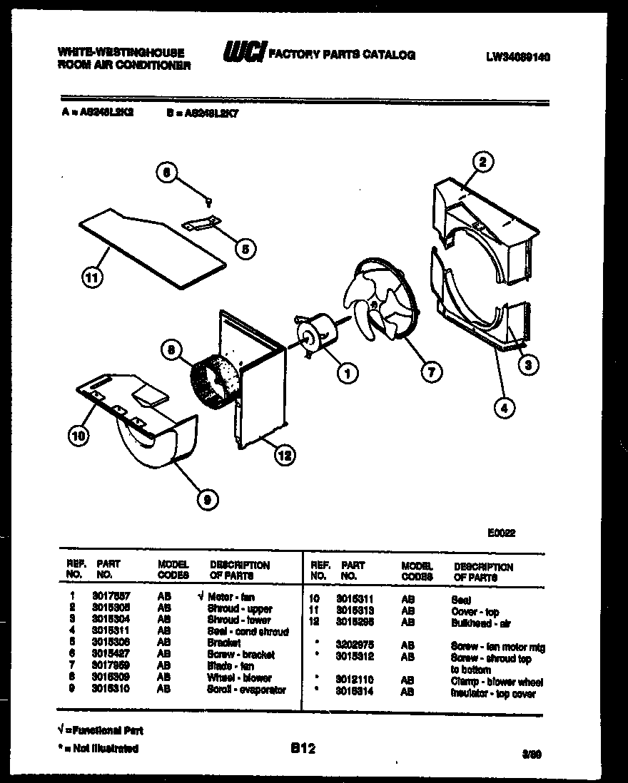 Air handling parts