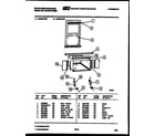 White-Westinghouse AS248L2K7 cabinet and installation parts diagram